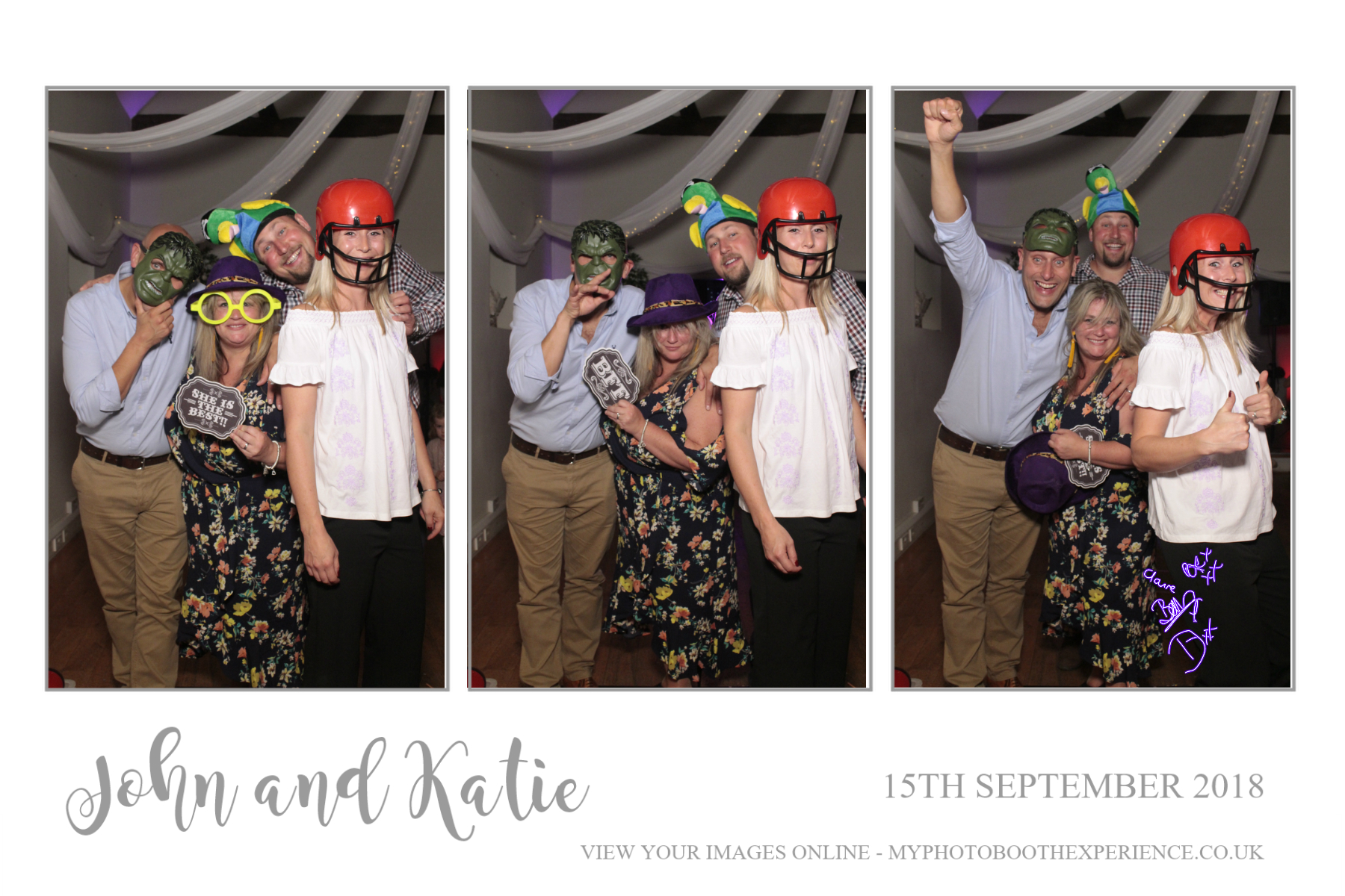 John and Katie’s Wedding | View more photos from the event at gallery.myphotoboothexperience.co.uk/u/MyPhotoBoothExperienceLtd/John-and-Katie’s-Wedding